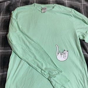 falling for nermal mint long sleeve, new w/o tags